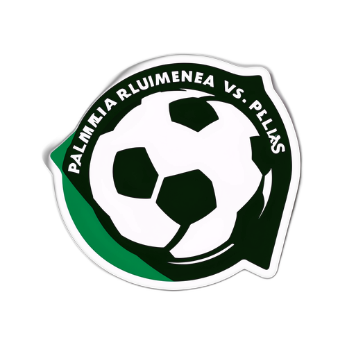 Stiker Semangat Rivalitas Palmeiras vs Fluminense