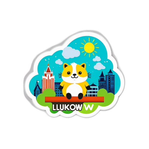 लखनऊ मौसम का मजेदार स्टिकर