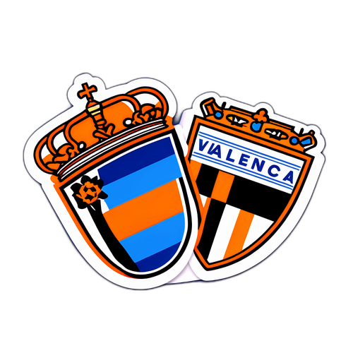 Stiker Pertandingan Valencia vs Real Sociedad