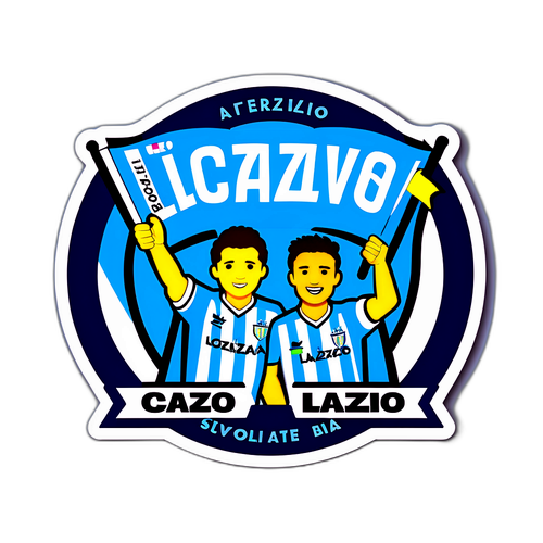 Fanatycy Lazio w akcji