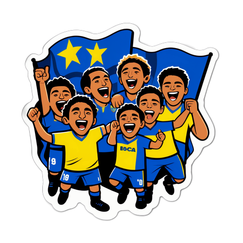 Boca Juniors Taraftarının Coşkusu