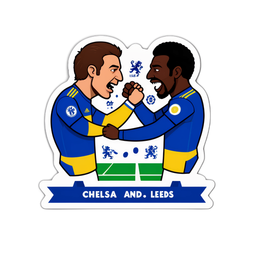 첼시와 리즈의 경쟁적 담화 스티커