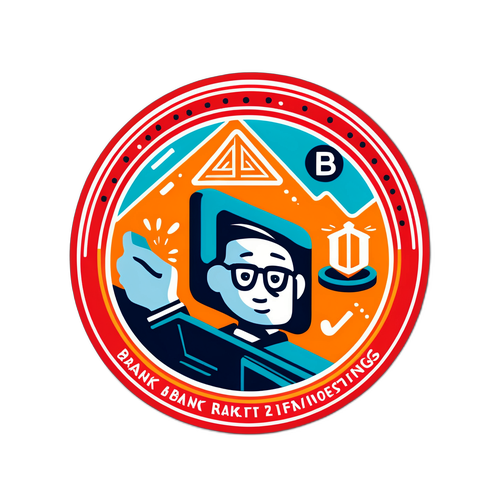 银行风险警示贴纸