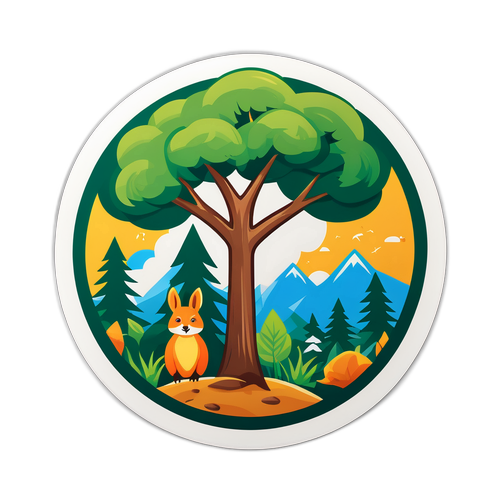 Økologisk Tema Klistremerke for 'Landman'