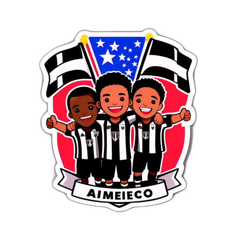 Stiker Suporter Atletico Mineiro