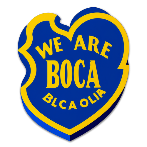 Sticker Boca Juniors: We Are Boca