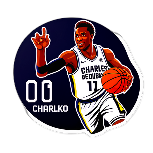 Charles Bediako Action Sticker