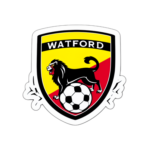 Watford Takımı Futbol Sticker Tasarımı