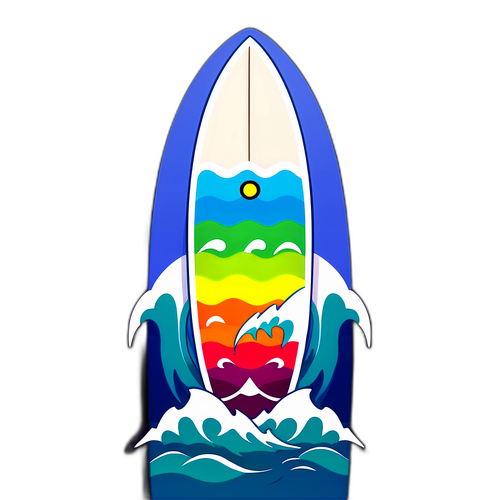 Wesley Plaisierin surffilaudan sticker