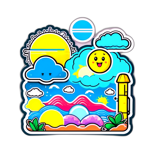 高雄天氣主題貼紙