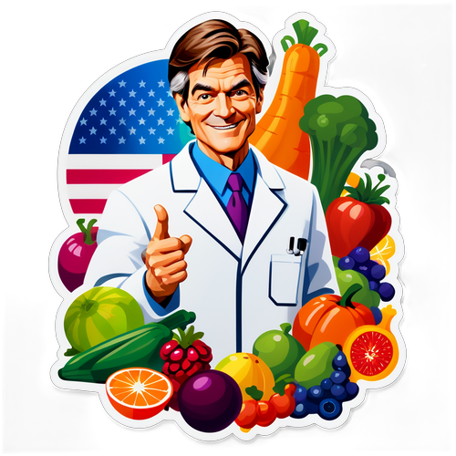 Health and Honor: Dr. Oz's Vibrant Wellness Sticker