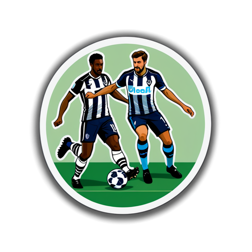 Stickers przedstawiające mecz Tottenham vs Newcastle