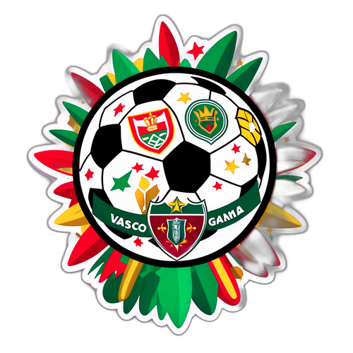 Sticker Bola Sepak Vasco da Gama dan Fluminense