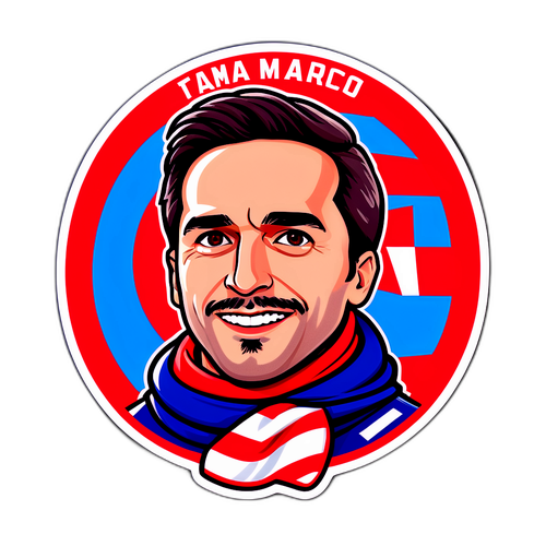 Un fan pasionat al Atletico Madrid