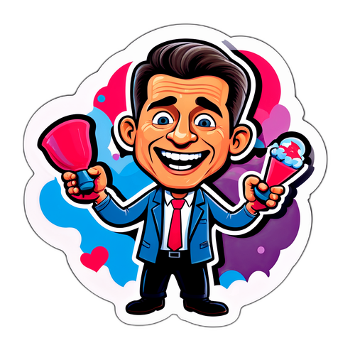 Karikatur Ceria Dean Huijsen