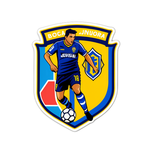 Adesivo do Jogo Boca Juniors vs. Gimnasia Chivilcoy