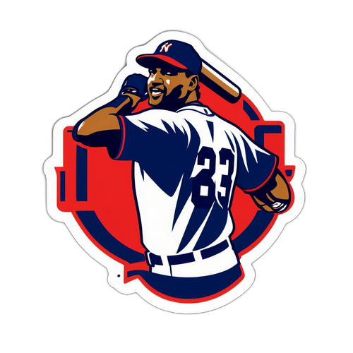 棒球網絡徽章貼紙