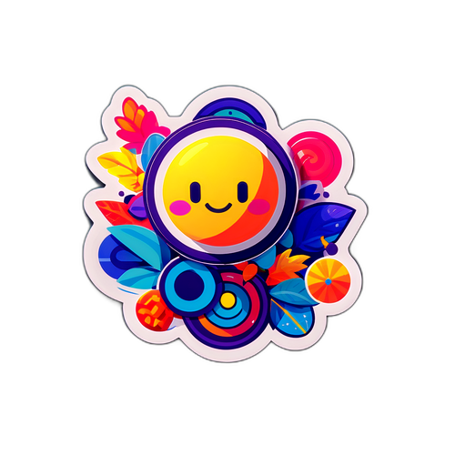 Wielowymiarowe naklejki zmieniające wzory z różnych kątów