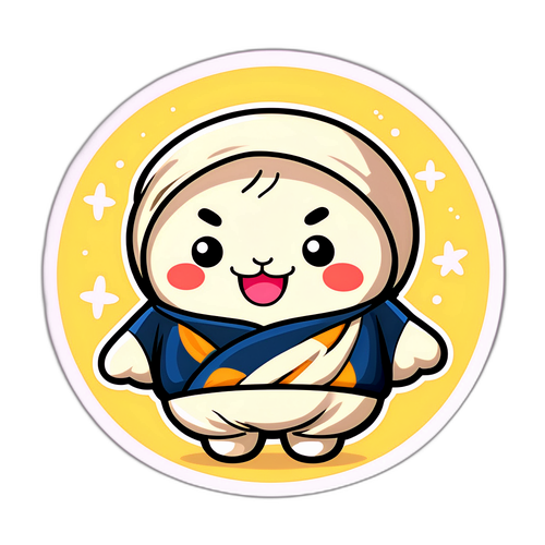 宇都宮餃子キャラクターのかわいいステッカー