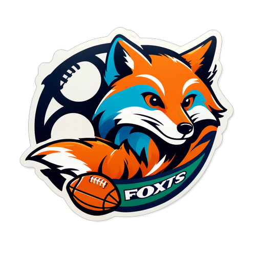 Animated Fox Sports Logo Sticker