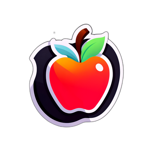 蘋果財報數據記錄貼紙