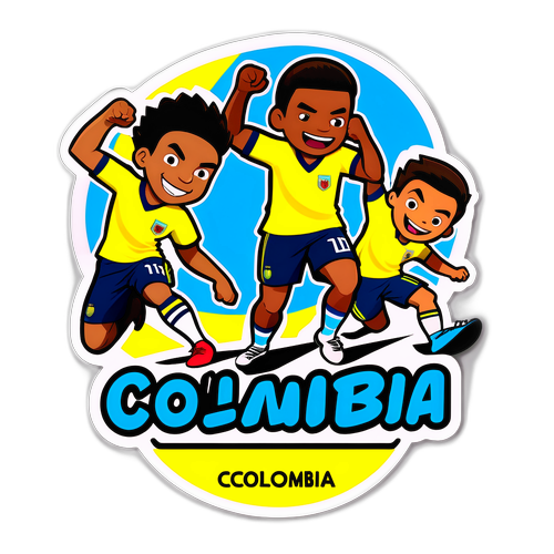 Sticker Persaingan Mesra Argentina U-20 dan Colombia U-20