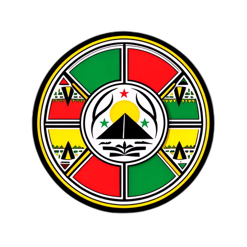 Дизайн наклейки із суданськими символами