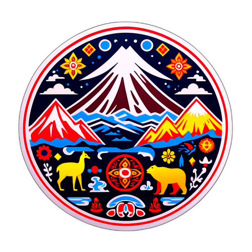 Styliserade symboler från Kamchatka