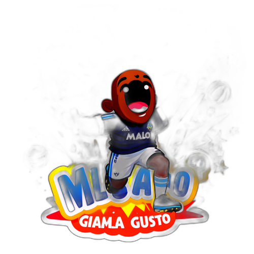 Stiker Malo Gusto Merayakan Gol
