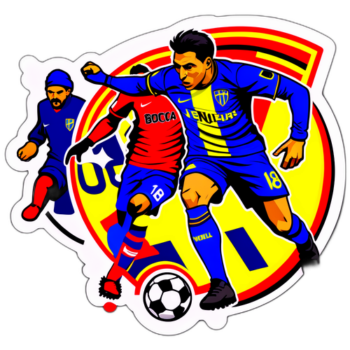 Sticker Dinamico di Boca Juniors e Newell's Old Boys