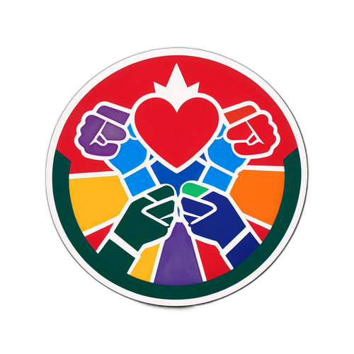 Dostluk ve Rekabeti Sembolize Eden Sticker