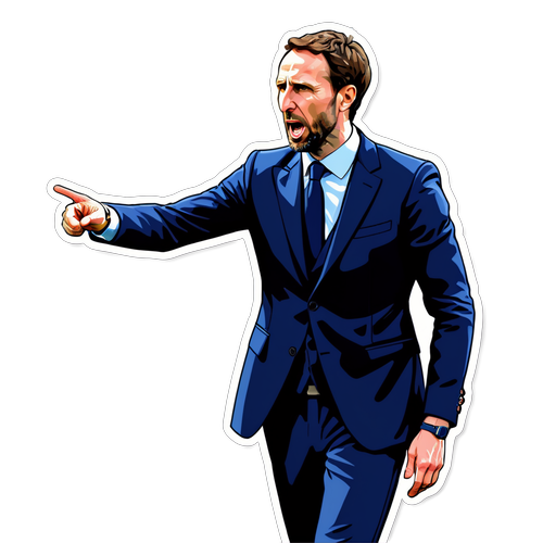 Gareth Southgate: Legenden vid Sidlinjen – En Sticker som Fångar Fotbollens Puls!