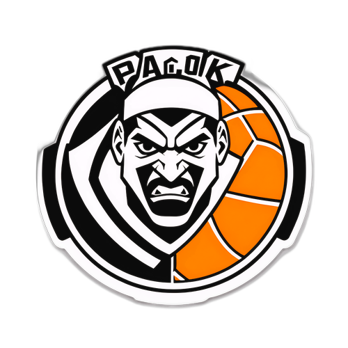 Αυτοκόλλητο με την μπασκετική εκπροσώπηση του ΠΑΟΚ