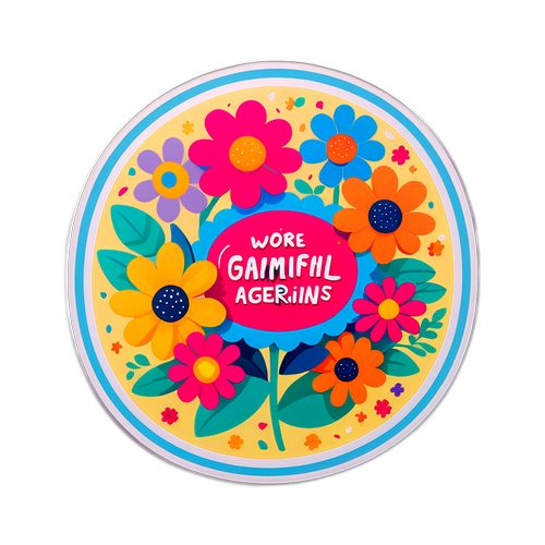 Vrolijke Sticker ter Eer van Fien Germijns