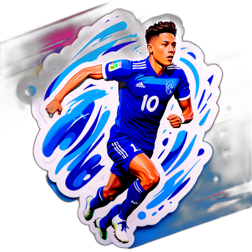 Amine Harit Koşarken Stickerı