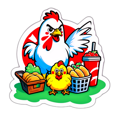 KFC Piknik s kuřecími postavičkami
