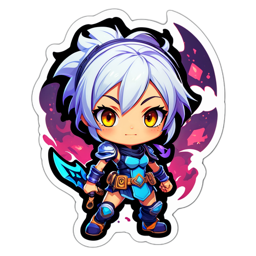 Riot Oyunları Karakterleri ile Anime Etkili Sticker