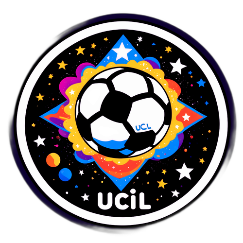 Fénylő focilabda az űrben