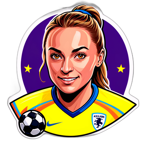 Portret Asllani z energią sportową