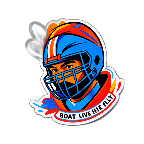 Thẻ dán thể thao với logo nổi bật