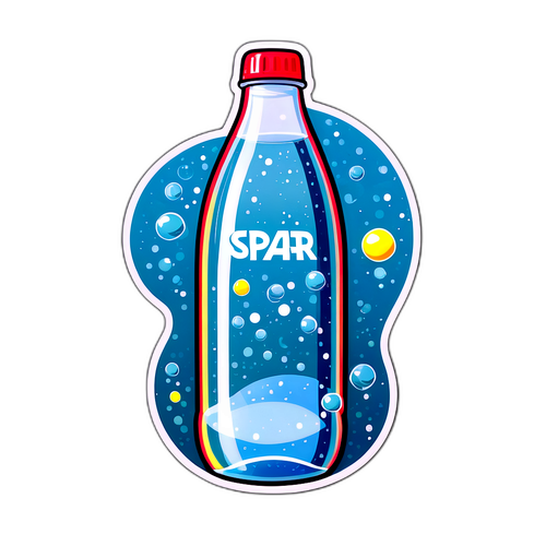 Erfrischende SPAR Lebensquell Wasserflasche