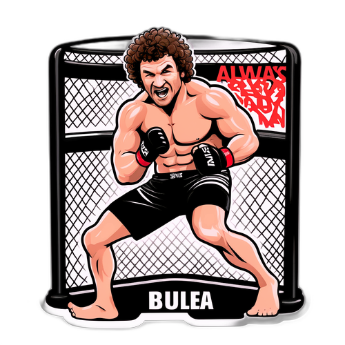Alltid redo - Ben Askren karikatyr