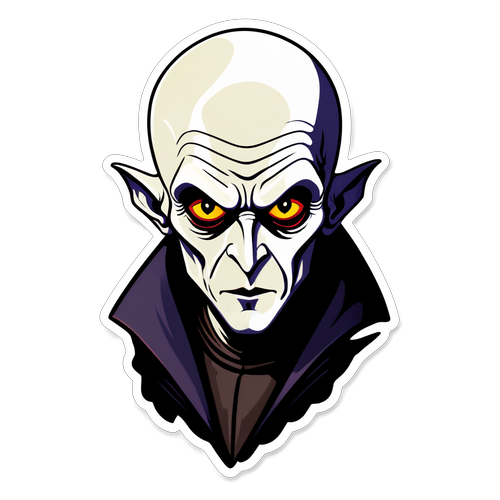 Stiker Nosferatu Spooky