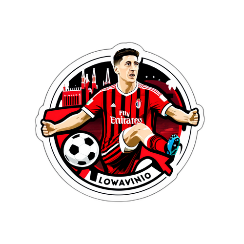 Sticker di Lewandowski a Milano