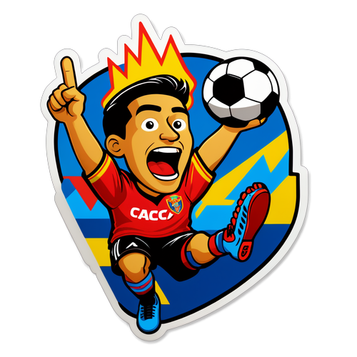 Stiker Penyemangat Fans Caracas FC