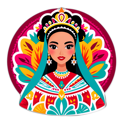 Stiker Miss Universe Mexico yang Elegan dan Anggun