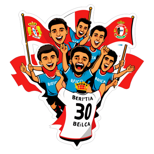 Sticker Chúc Mừng Cổ Động Viên Benfica