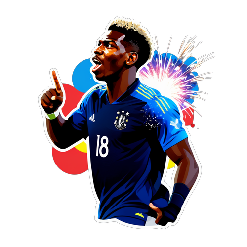 Se Denne Utrolige Feiringen av Paul Pogba! En Målfest Med Fyrverkeri Som Tar Pusten Fra Deg!