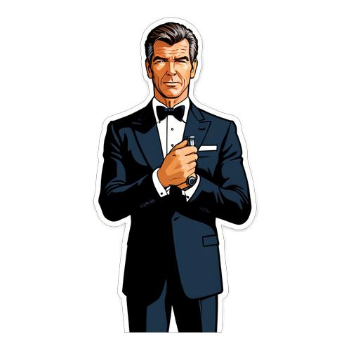 James Bond Aufkleber