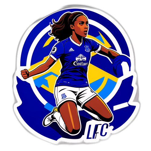 Stiker Pemberdayaan Perempuan dalam Sepak Bola: Everton L.F.C. vs Arsenal W.F.C.